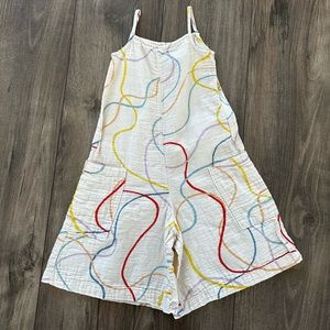 Toddler girls open edit wide leg romper